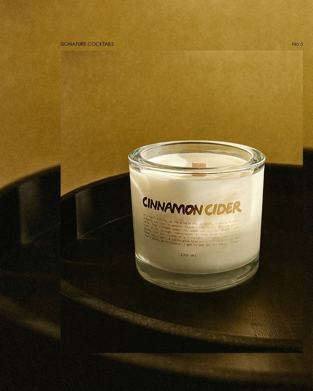 [cinnamon cider]© świeca zapachowa