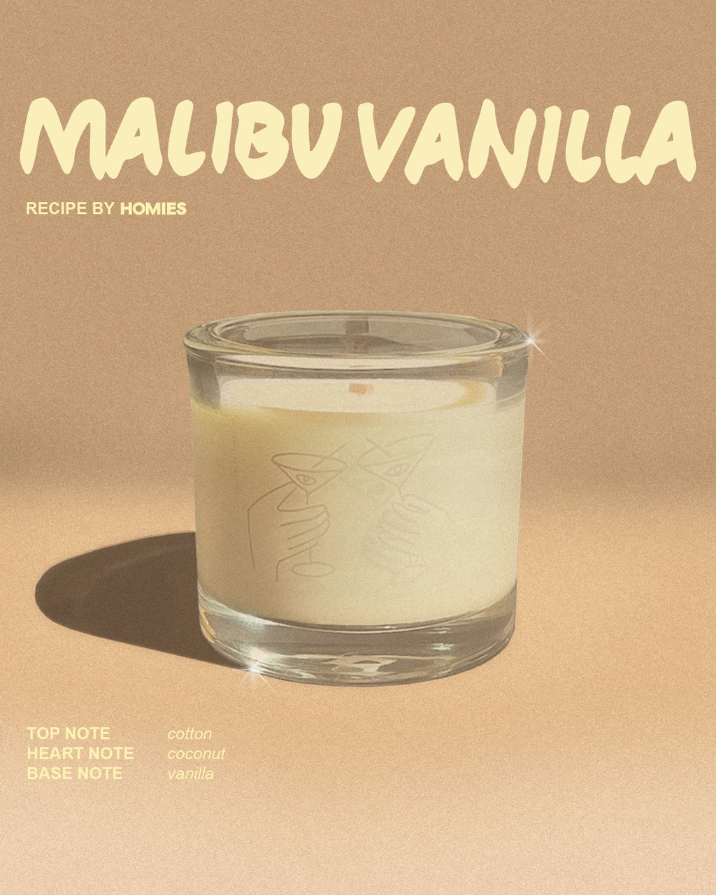 [malibu vanilla]© świeca zapachowa